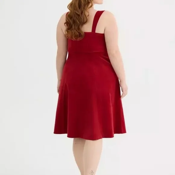 NWT Torrid Retro Chic Knee-Length Corduroy Dress- Size 18 - Picture 2 of 10